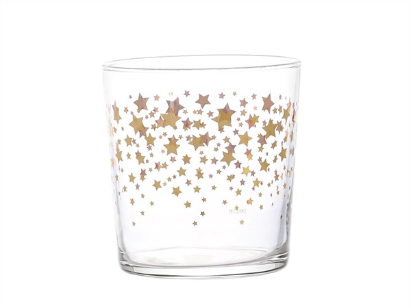 SIMPLE DAY LIVING & LIFESTYLE Bicchiere Stelle Oro, 35,5 cl