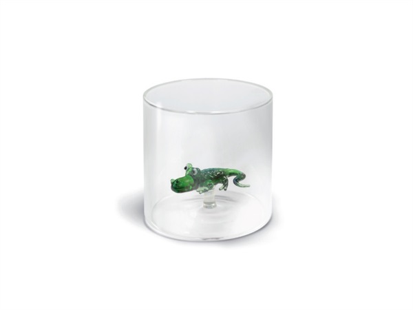 WD LIFESTYLE Bicchiere in vetro 250 ml, alligatore
