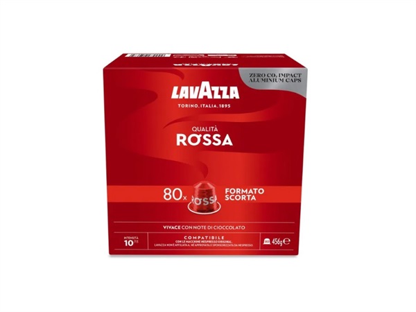 LAVAZZA Nespresso qualità rossa, 80 capsule