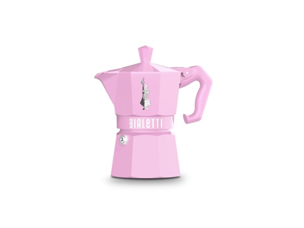 BIALETTI INDUSTRIE Moka exclusive rosa, 3 tazze