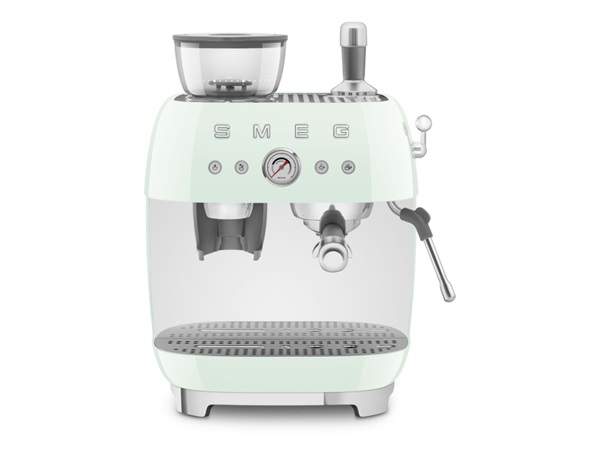 SMEG Macchina da Caffè Espresso Manuale 50's Style, verde