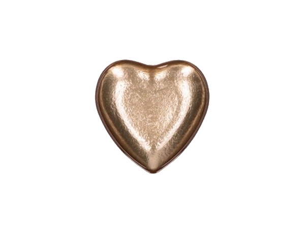 RITUALI DOMESTICI Neimieipensieri, piatto cuore oro 14 cm