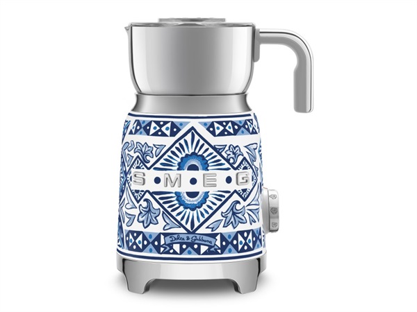 SMEG Dolce&Gabbana, Montalatte Blu Mediterraneo - MFF01DGBEU