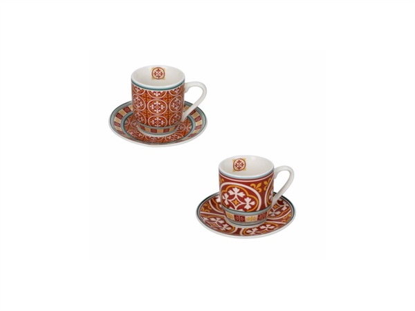 BRANDANI GIFT GROUP S.A.S. Le cementine, set 2 tazzine caffe' rosone