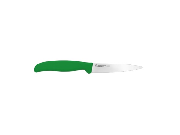 AMBROGIO SANELLI Supra colore - coltello spelucchino, verde, 11 cm
