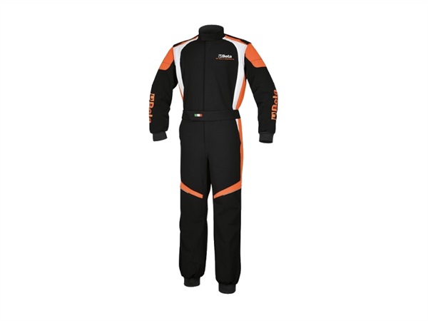 BETA UTENSILI Tuta da lavoro, stile racing, in tessuto elasticizzato 4 way stretch