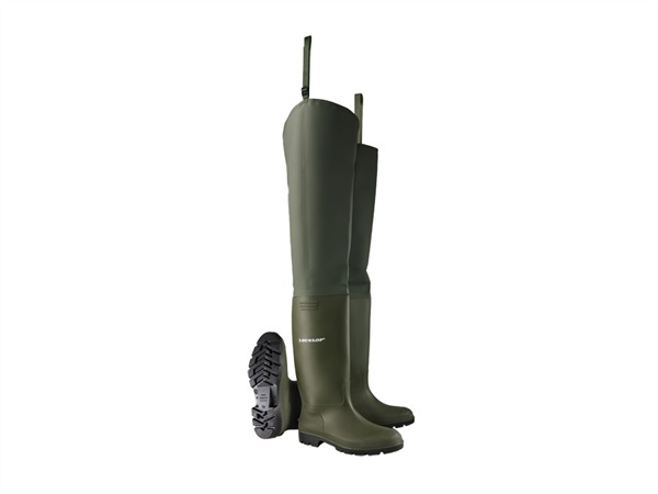 DUNLOP Stivale Pricemastor Thigh Wader Verde scuro/nero