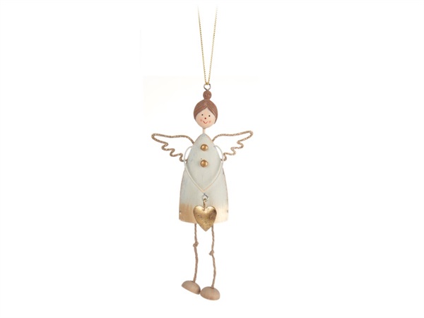 L'OCA NERA Allegro tintinnio, pendente angelo piccolo 9x18h cm