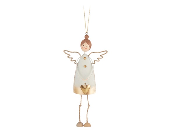 L'OCA NERA Allegro tintinnio, pendente angelo grande 12x24h cm
