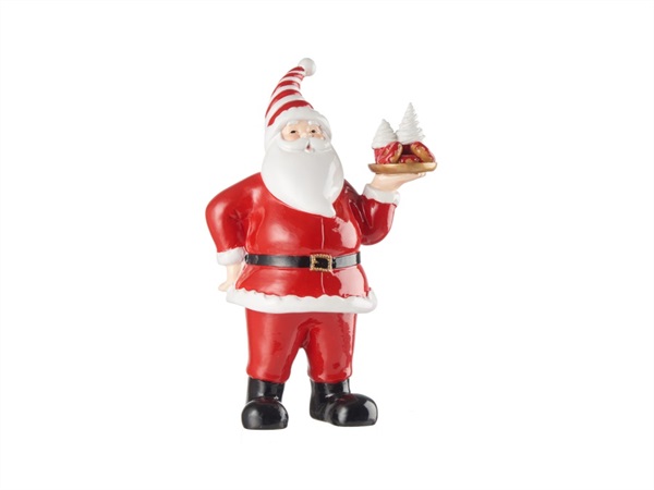 L'OCA NERA Sweet Santa!, Babbo Natale con dolci 16x10x24h cm