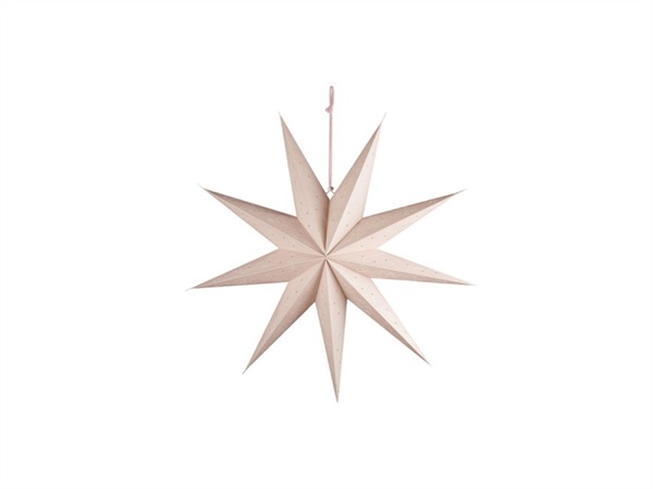 L'OCA NERA Stelle d'incanto, stella piccola rosa chiaro ø45x45h cm