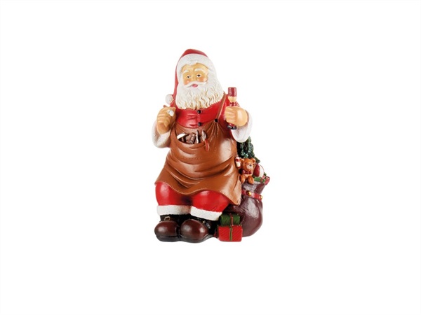 L'OCA NERA Happy Santa, Babbo Natale 2 11x11x17h cm