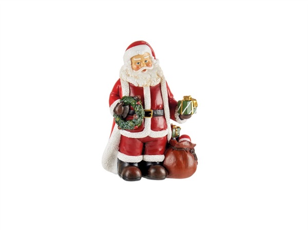 L'OCA NERA Happy Santa, Babbo Natale 3 12x8x17h cm