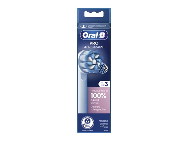 ORAL-B Testina Di Ricambio Pro Sensitive Clean bianco - 3 testine