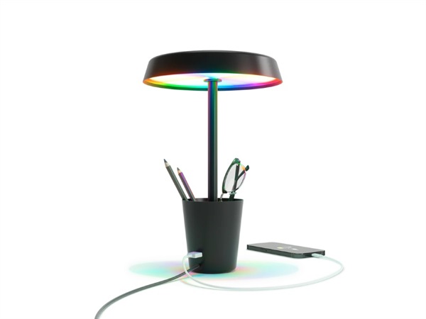 UMBRA Cup, lampada da tavolo nera