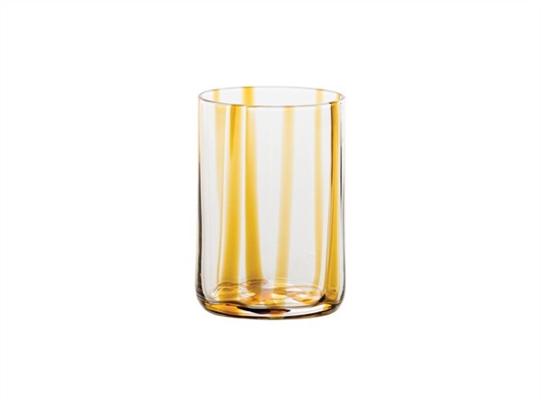 ZAFFERANO S.R.L. Tirache, bicchiere ambra in vetro