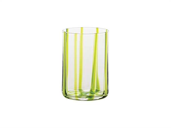 ZAFFERANO S.R.L. Tirache, bicchiere verde mela in vetro