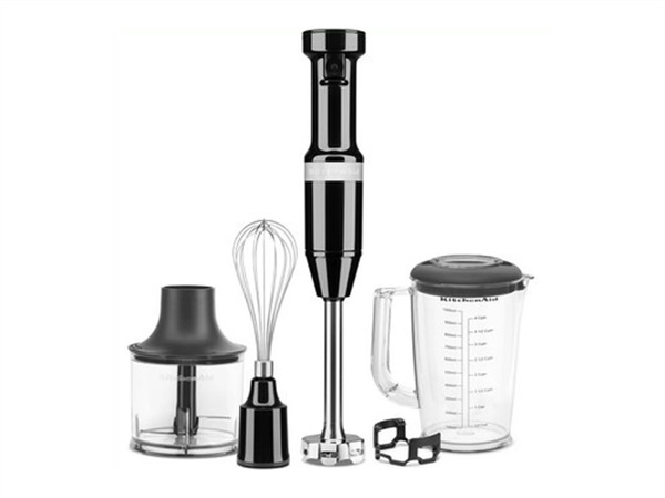 KITCHENAID Frullatore ad immersione con accessori, nero onice