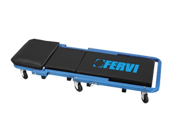 Carrello sgabello sottauto 2 in 1
