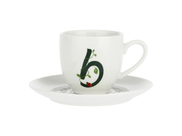 LA PORCELLANA BIANCA Solotua, Tazza Caffè con piattino "b"