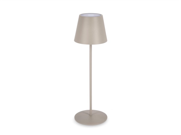 BIZZOTTO Lampada da tavolo a led etna tortora, h. 38 cm