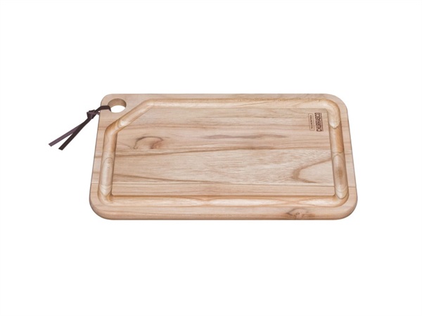 TRAMONTINA Tagliere per barbecue rettangolare in legno Teka 40x24 cm con finitura naturale