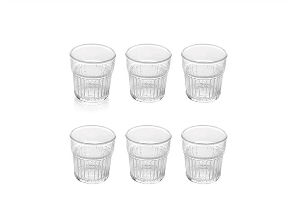 IVV Industrial chic, Set 6 Bicchieri Liquore Trasparente