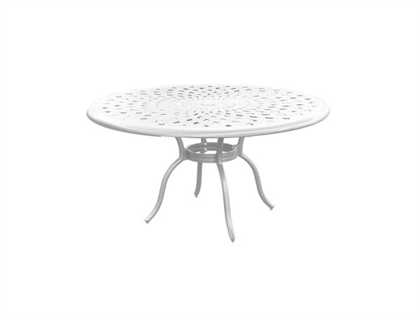 VERDELOOK Elizabeth, tavolo rotondo, Ø120x74,5 cm, bianco