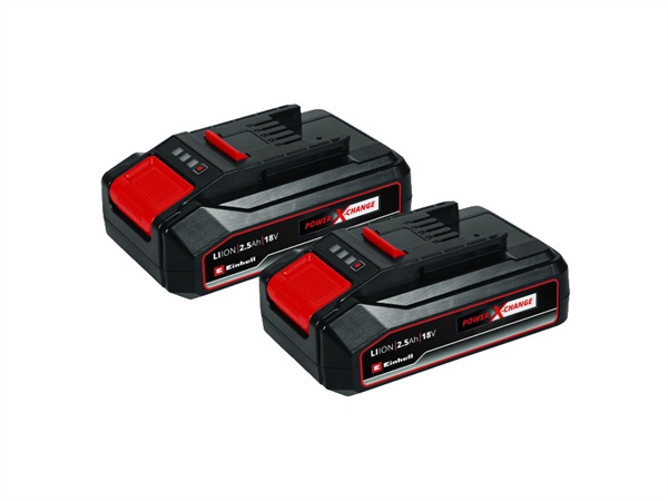 EINHELL Set 2 batterie 18 V, 2,5 Ah PXC