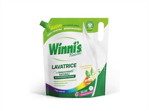 WINNI'S Detersivo lavatrice ecoformato capi colorati, 1,35 Lt