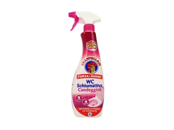 CHANTECLAIR Forza & igiene wc schiumattiva candeggina spray, 625 ml