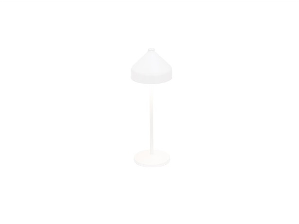 ZAFFERANO S.R.L. Amelie pro, lampada da tavolo ricaricabile - bianco