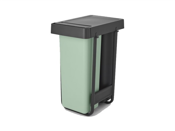 BRABANTIA Sort&go, pattumiera ad incasso, 2x30 Lt, dark grey