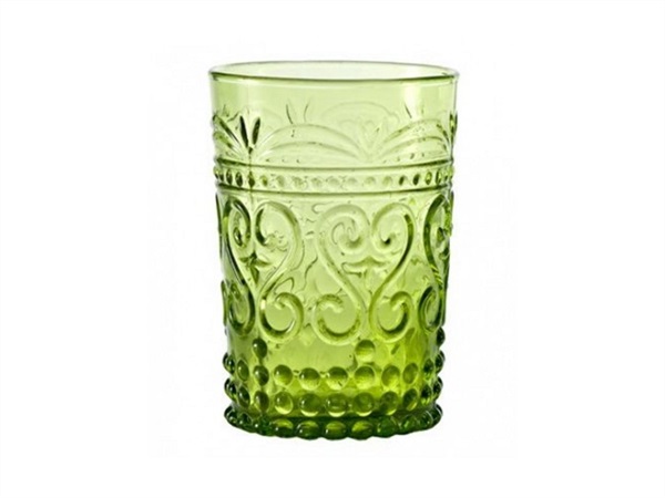 ZAFFERANO S.R.L. Provenzale,bicchiere tumbler rock verde mela 27 cl