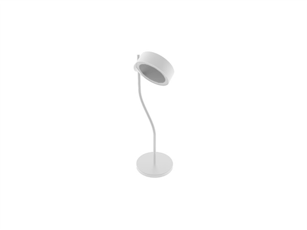 ZAFFERANO S.R.L. Super O, lampada ricaricabile da tavolo - bianco