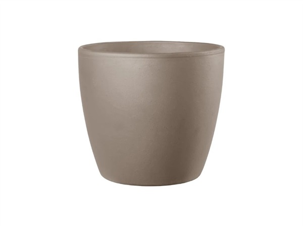 DEROMA Egg pot grafite, vaso in terracotta 37 cm