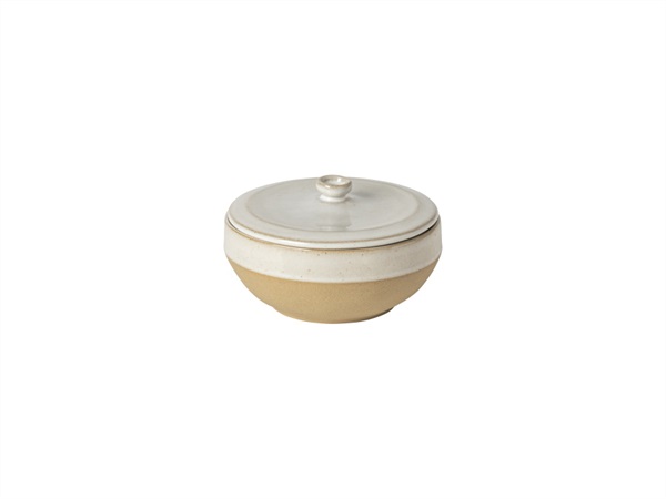 COSTA NOVA Marrakesh sable blanc, bowl con coperchio, Ø 15,2x8,5h cm