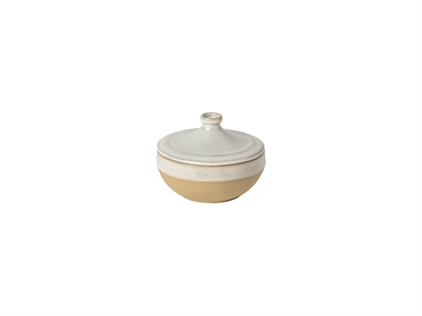 COSTA NOVA Marrakesh sable blanc, bowl con coperchio, Ø 12x8,8h cm