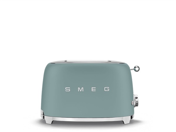 SMEG TOSTAPANE TOASTER 2 FETTE VERDE SMERALDO OPACO ANNI '50 SMEG