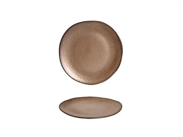 IREA PORSELEN Organic Gordion Bronce, piatto dessert 21 cm