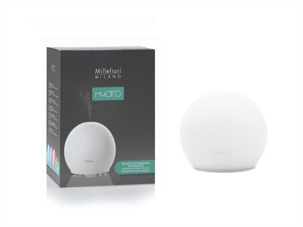 MILLEFIORI DIFFUSORE ELETTRICO AD ULTRASUONI IN VETRO SFERA MILLEFIORI