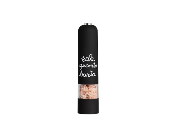 SIMPLE DAY LIVING & LIFESTYLE Macinasale Elettrico "Sale quanto basta" nero