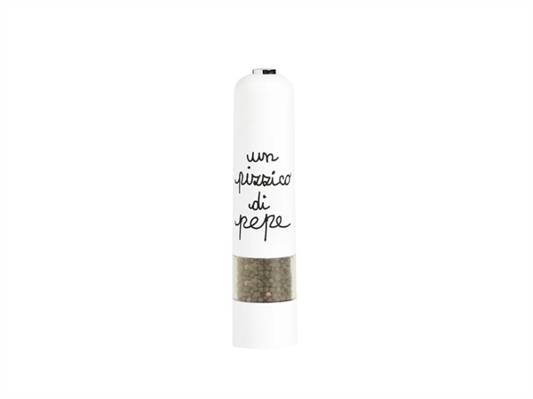 SIMPLE DAY LIVING & LIFESTYLE Macinapepe Elettrico "Un Pizzico di Pepe" bianco