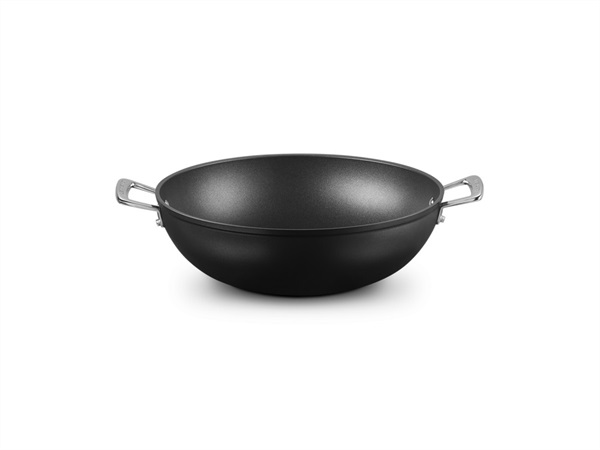 LE CREUSET Padella Wok in alluminio antiaderente, Ø32 cm