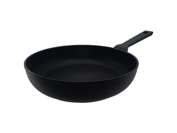PENTOLE AGNELLI Padella antiaderente svasata alta AlBlack Elite 1 manico soft touch - Ø 28 cm