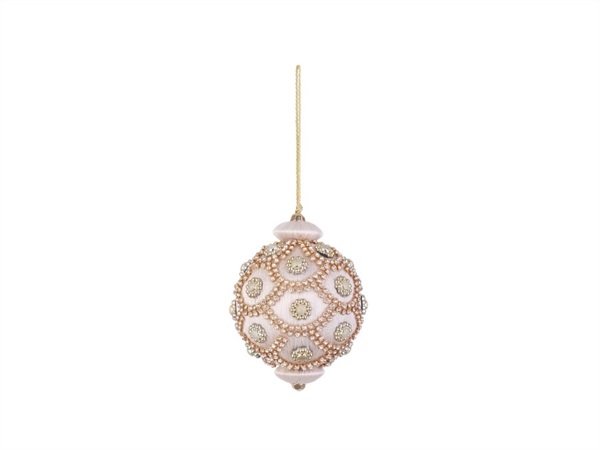 BIZZOTTO Sfera crystal avorio, Ø8 cm