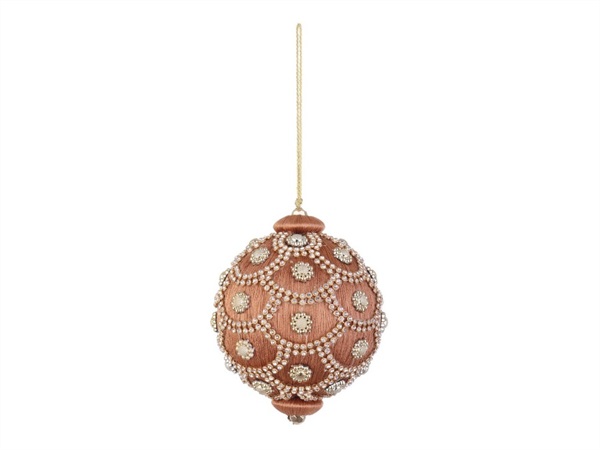 BIZZOTTO Sfera crystal tortora, Ø10 cm
