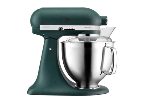 KITCHENAID Artisan, planetaria con testa reclinabile 4,8 Lt, accessori in acciaio inox, pebble palm