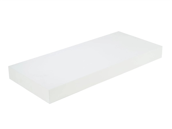 PIRCHER Big boy, mensola in legno, 115x25x5 cm, bianco