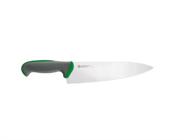 AMBROGIO SANELLI Tecna colore - coltello trinciante cuoco, verde, 24 cm